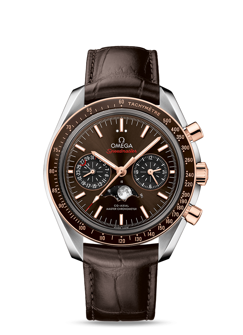 Replica Orologio cronografo Omega Speedmaster in acciaio Sedna Gold 304.23.44.52.13.001