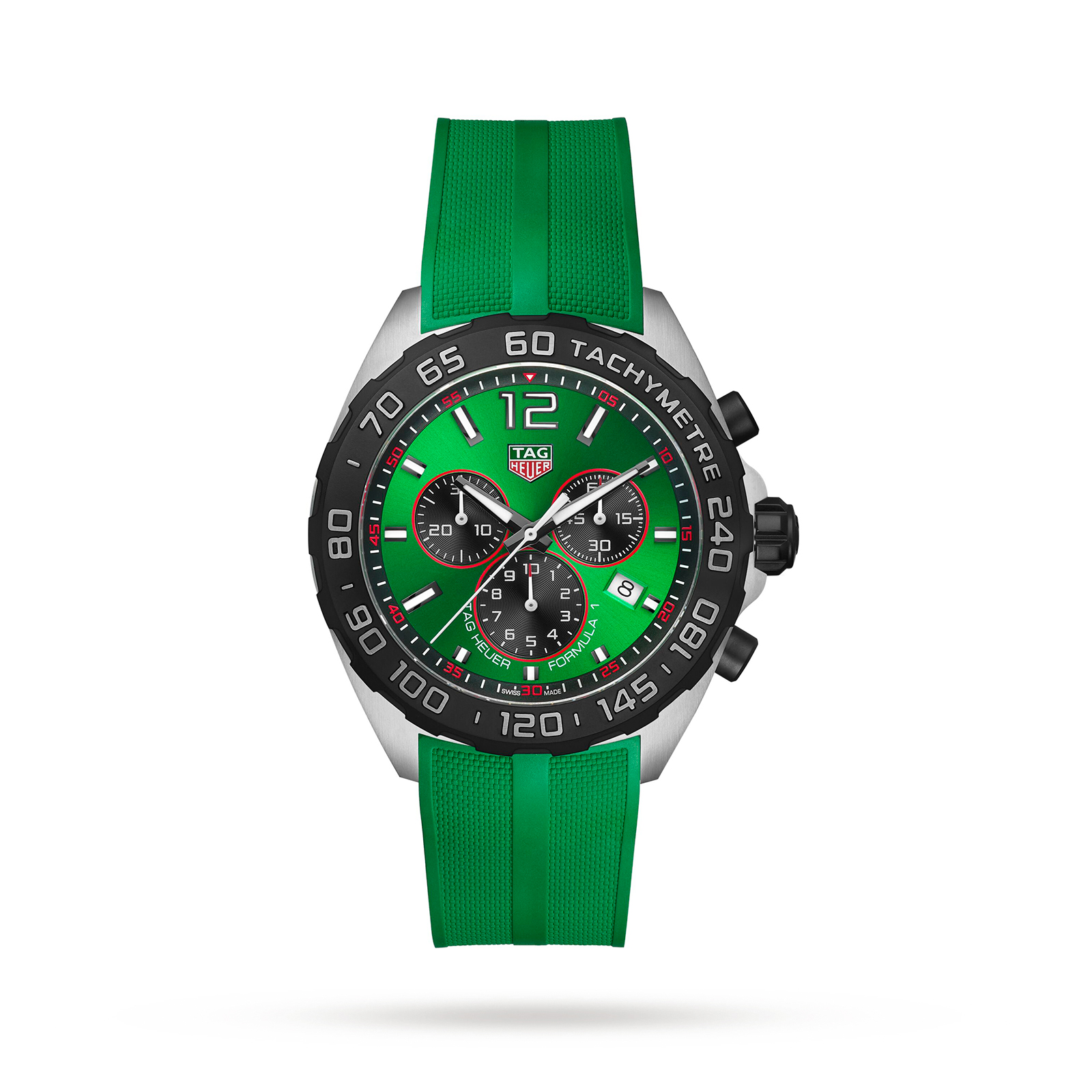 Tag Heuer Formula 1 cronografo da 43 mm da uomo Replica Orologio verde caz101ap.ft8056