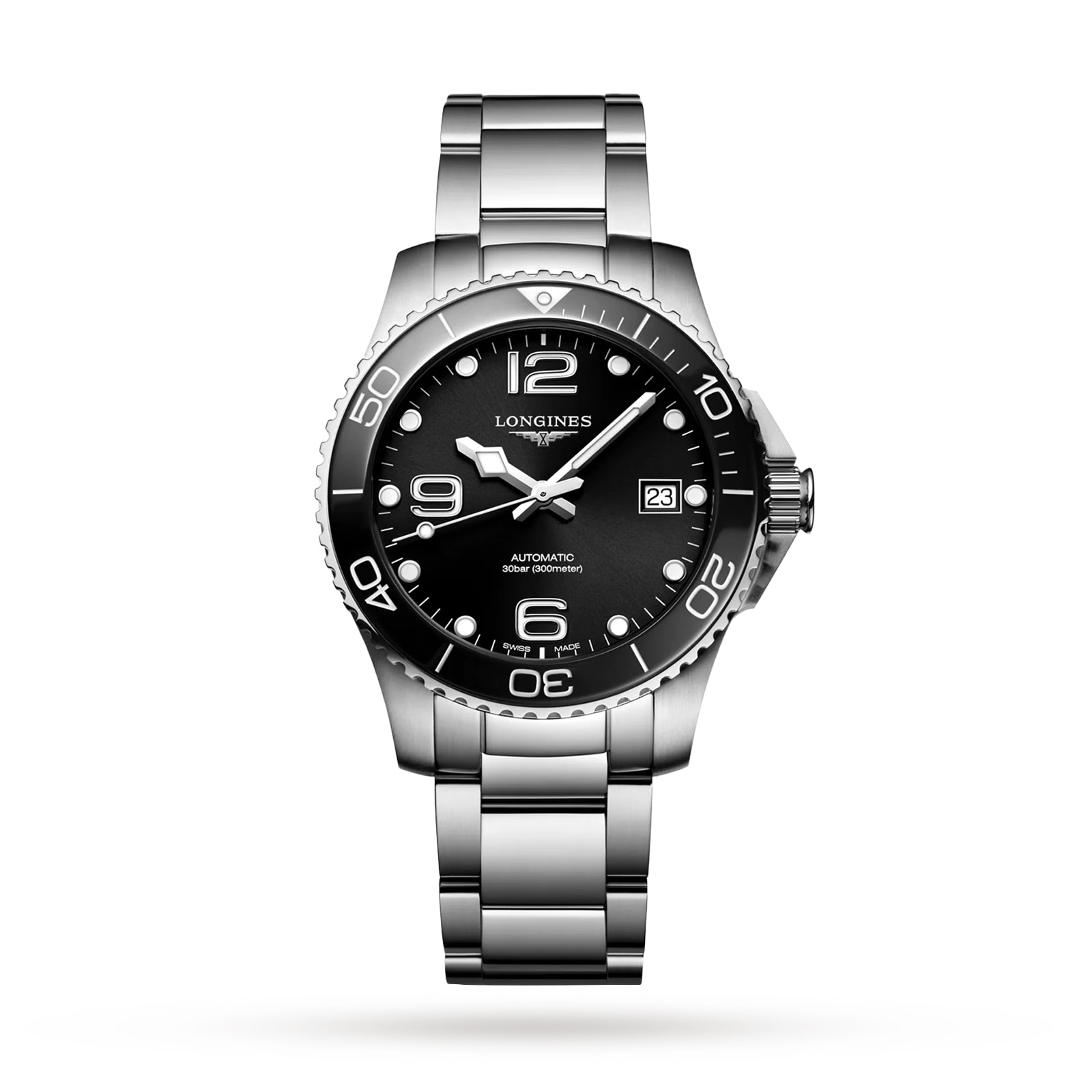 Longines Hydroconquest da 39 mm da uomo Replica Orologio nero L37804566