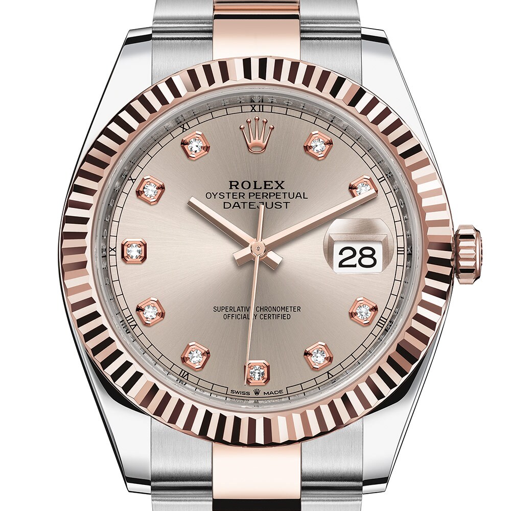 Rolex Datejust 41 Oyster 41 mm Oystersteel e Everose Gold M126331-0007