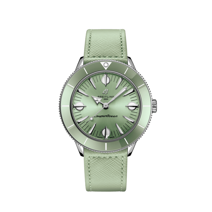 Breitling Superocean Heritage’ 57 Pastel Paradise inossidabile in acciaio inossidabile Green A10340361L1X1