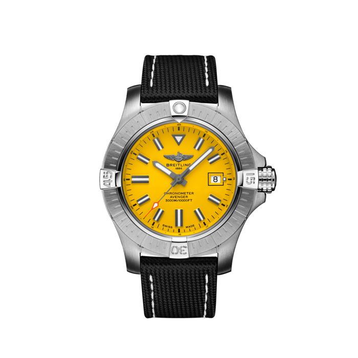 Breitling Avenger Automatic 45 Seawolf Acciaio inossidabile Giallo A17319101I1x1