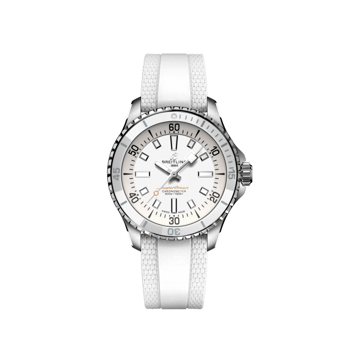 Breitling Superocean automatico 36 in acciaio inossidabile bianco A17377211A1S1