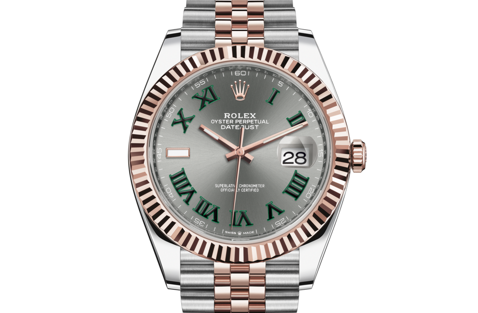 Rolex Datejust 41 Oyster 41 mm Oystersteel e Everose Gold M126331-0016