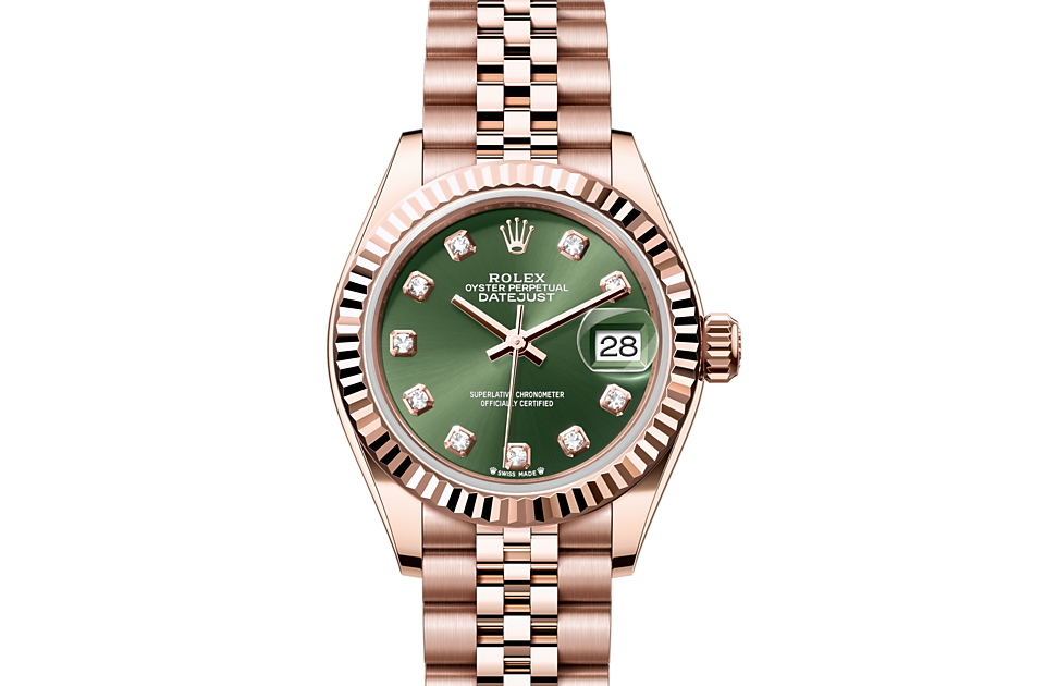 Rolex Lady-Datejust Oyster 28 mm Everose Gold M279175-0013