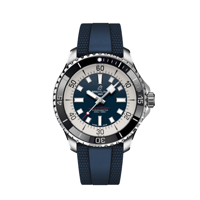 Breitling Superocean Automatic 44 in acciaio inossidabile blu A17376211C1S1