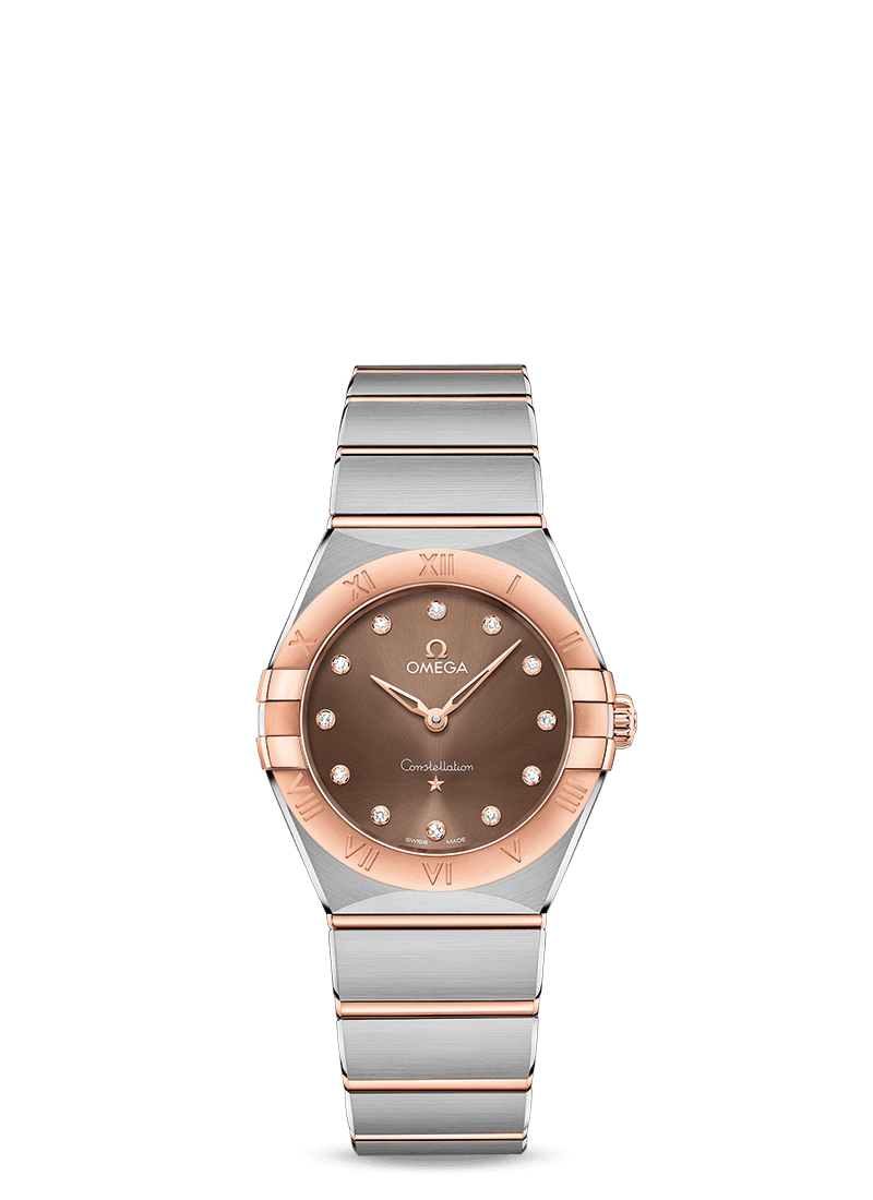 Omega Constellation Steel Sedna Gold Diamonds Replica Orologi 131.20.28.60.63.001