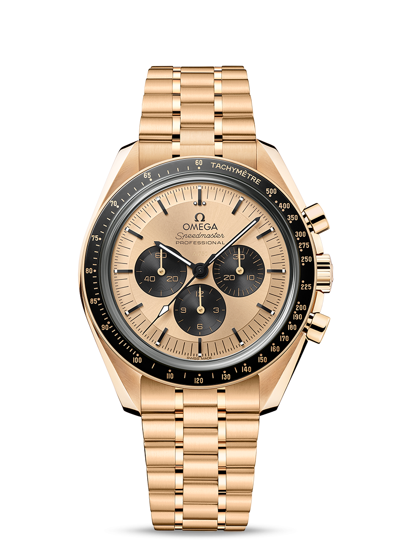 Replica Orologio cronografo Omega Speedmaster Moonshine Gold 310.60.42.50.99.002