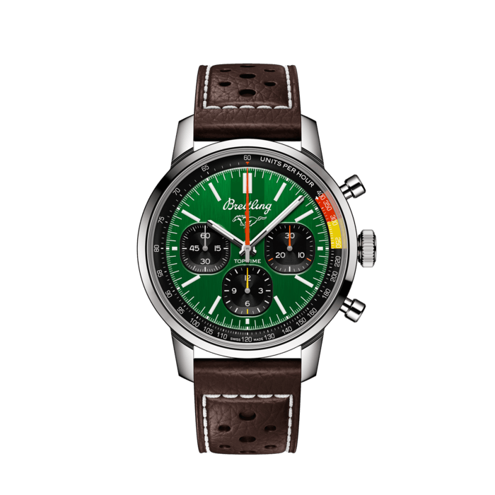 Breitling Top Time B01 Ford Mustang in acciaio inossidabile verde AB01762A1L1X1