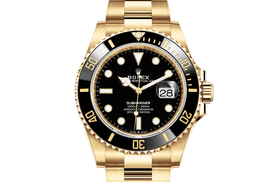 Rolex Submariner Data Oyster 41 mm Gollo giallo M126618LN-0002