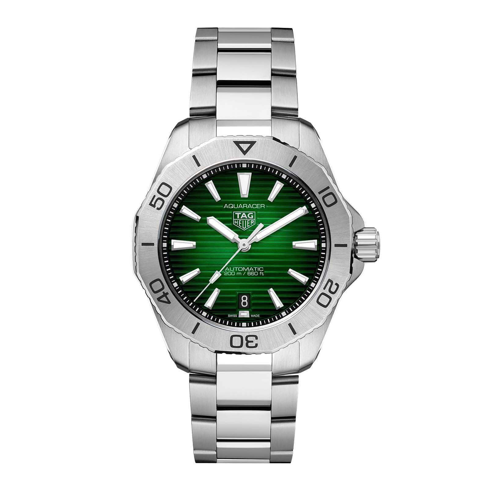 TAG Heuer Aquaracer Professional 200 da 40 mm da uomo Replica Orologio verde WBP2115.BA0627