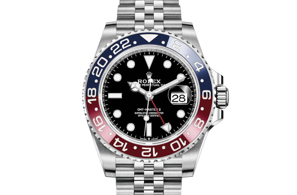 Rolex GMT-Master II Oyster 40 mm Oystersteel M126710BLRO-0001