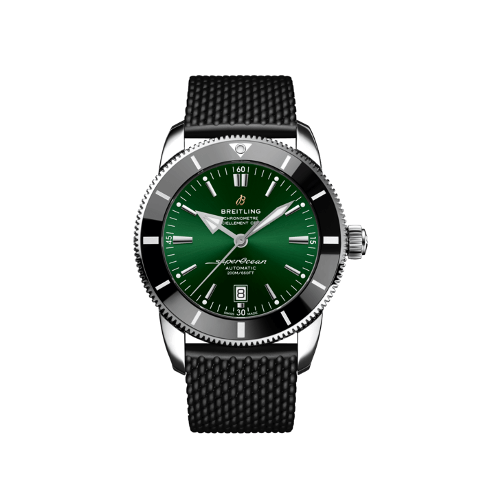 Breitling Superocean Heritage B20 B20 Automatico 46 in acciaio inossidabile verde AB2020121L1S1