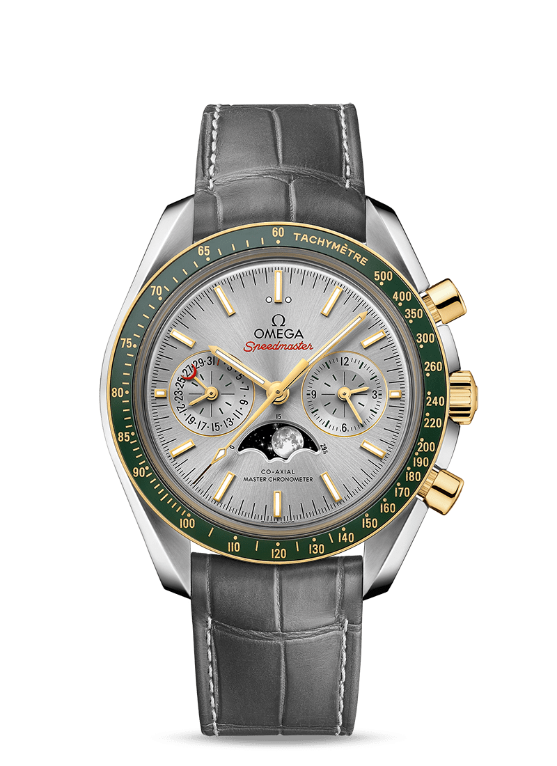 Replica Orologio cronografo Omega Speedmaster in acciaio giallo in oro 304.23.44.52.06.001