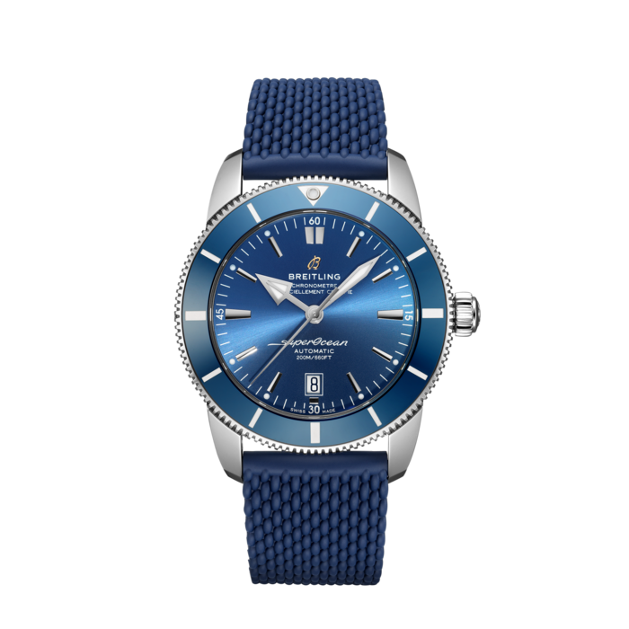 Breitling Superocean Heritage B20 Automatico 46 in acciaio inossidabile blu AB2020161C1S1