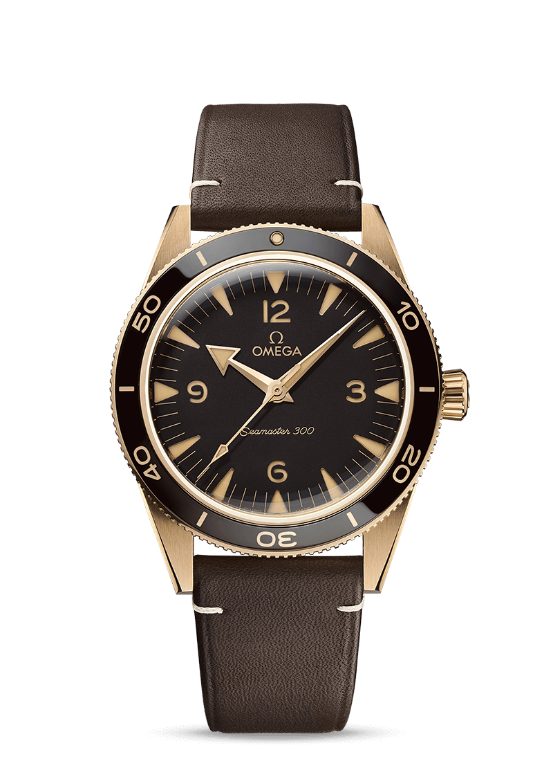 Replica Orologio cronometro in oro in bronzo Omega Seamaster 234.92.41.21.10.001