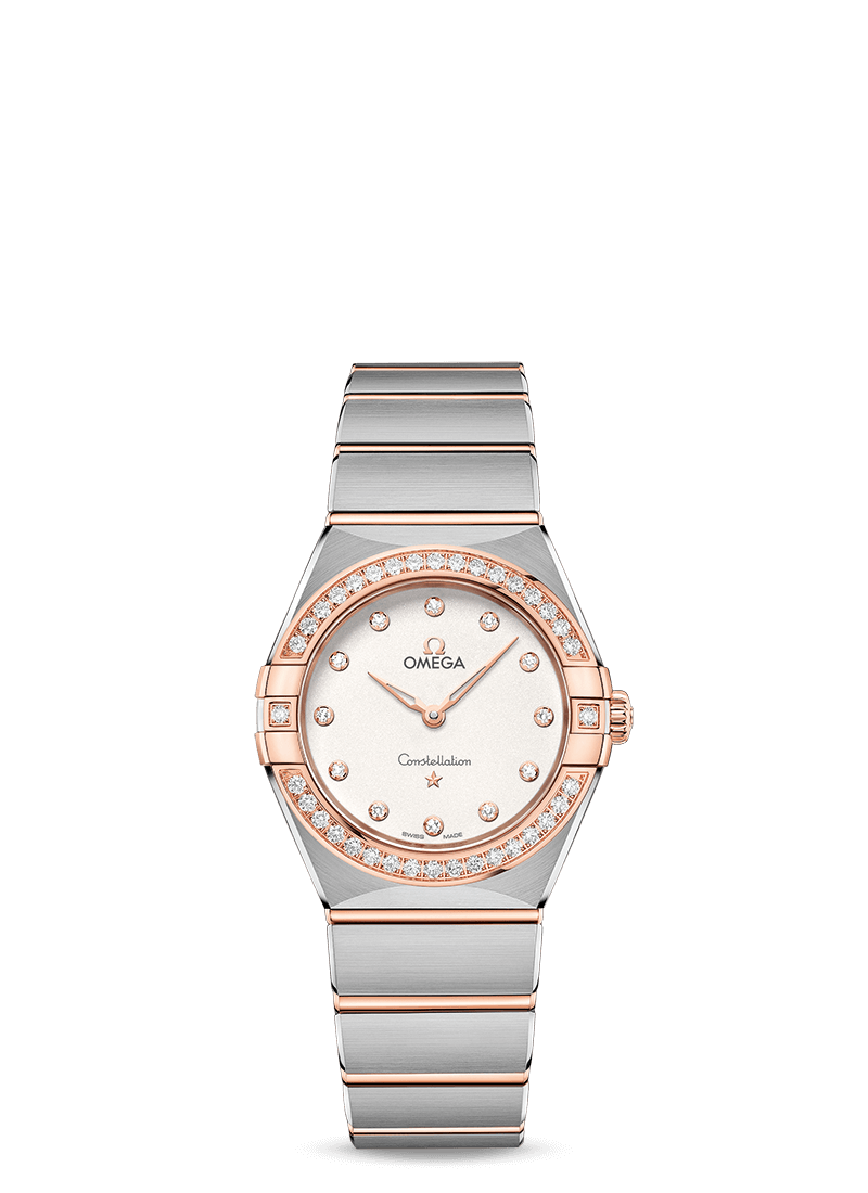 Omega Constellation Steel Sedna Gold Diamonds Replica Orologi 131.25.28.60.52.001