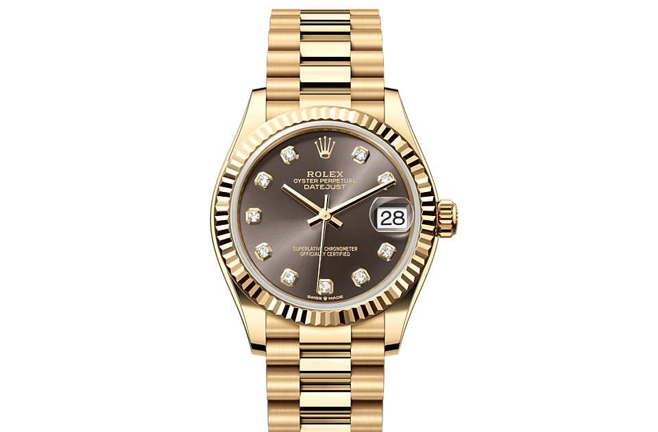 Rolex Datejust 31 Oyster 31 mm Gollo giallo M278278-0036