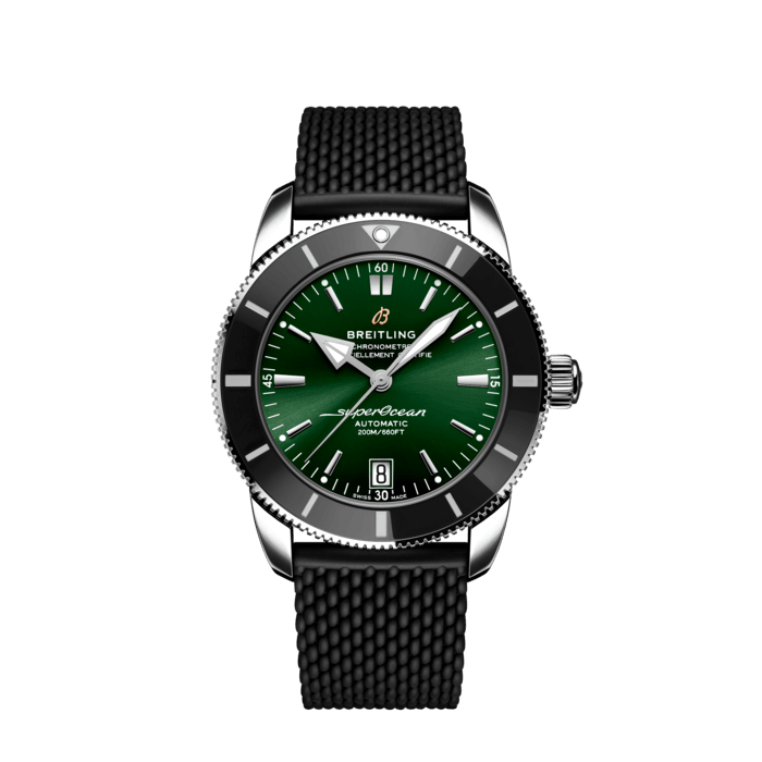 Breitling Superocean Heritage B20 B20 Automatico 42 in acciaio inossidabile verde AB2010121L1S1