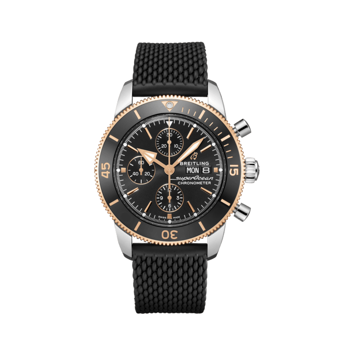 Breitling Superocean Heritage Chronograph 44 in acciaio inossidabile& 18K rosso oro rosso U133313121B1S1