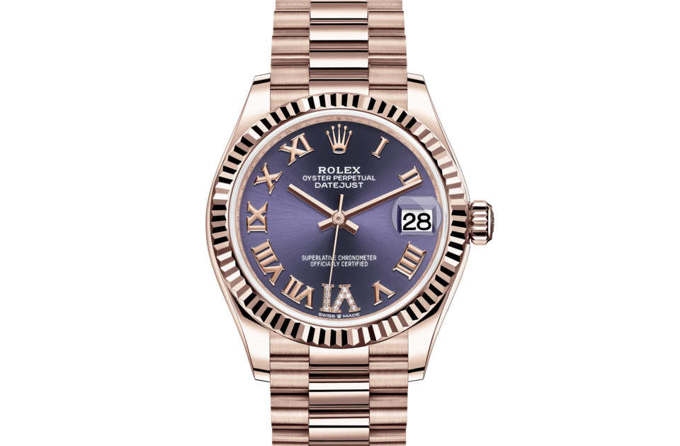 Rolex Datejust 31 Oyster 31 mm Everose Gold M278275-0029