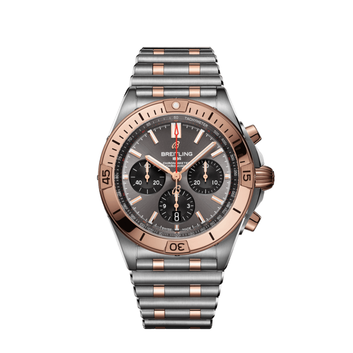 Breitling Chronomat B01 42 Acciaio inossidabile& Antracite in oro rosso 18K UB0134101B1U1