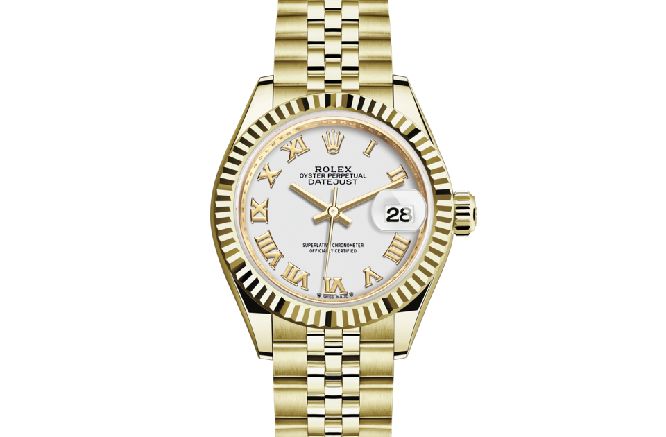 Rolex Lady-Datejust Oyster 28 mm Gollo giallo M279178-0030