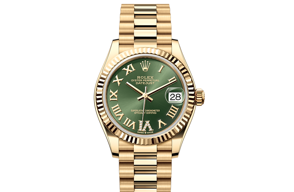 Rolex Datejust 31 Oyster 31 mm Gollo giallo M278278-0030