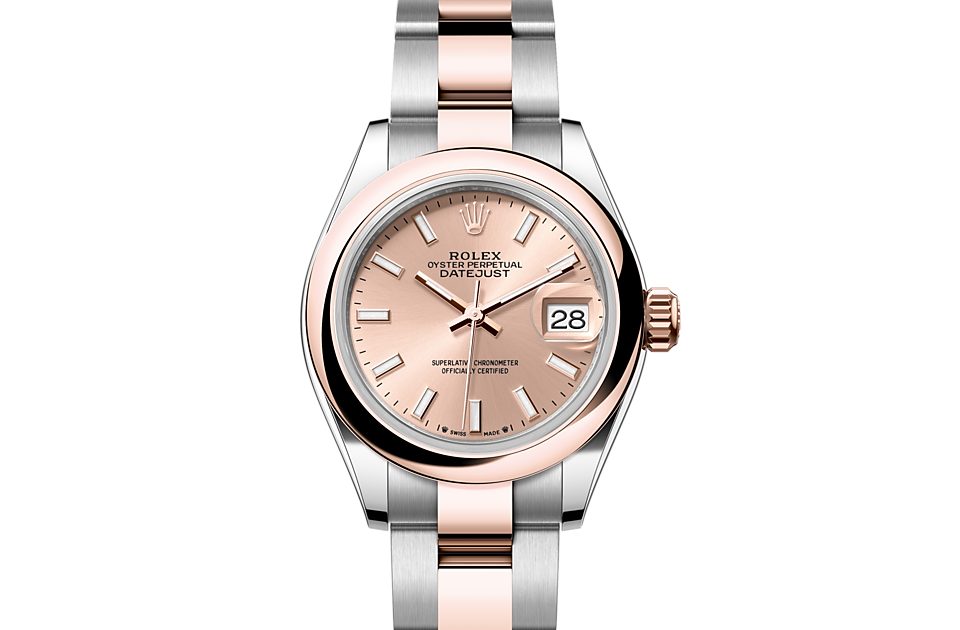 Rolex Lady-Datejust Oyster 28 mm Oystersteel e Everose Gold M279161-0024