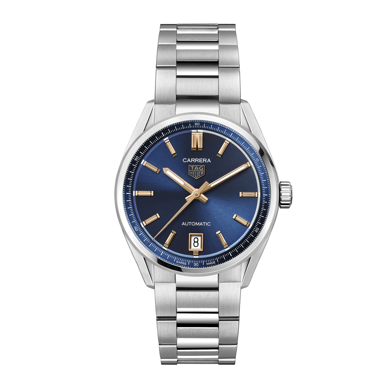 Tag Heuer Carrera Data 36mm Ladies Guarda Deep Blue WBN2311.BA0001