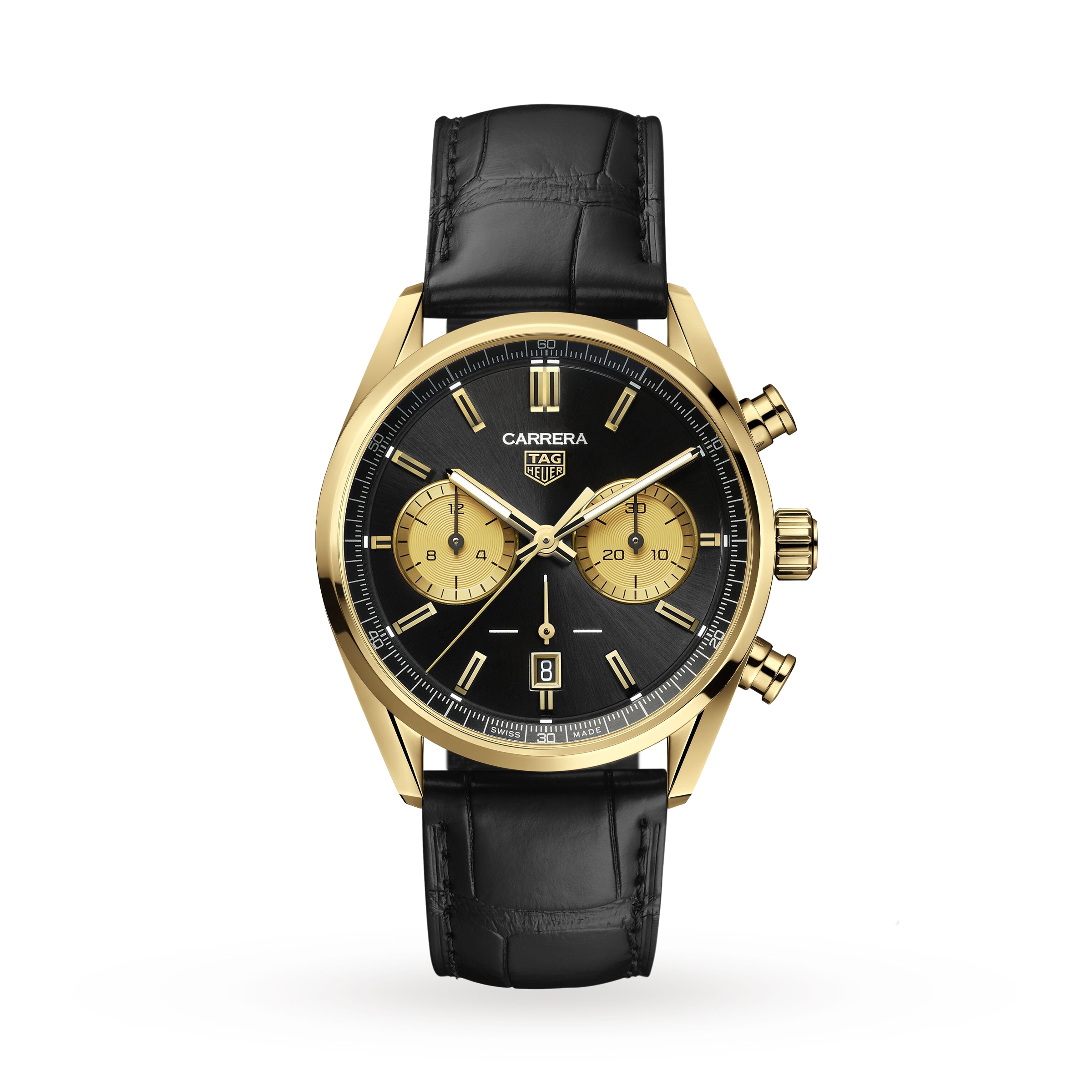 Tag Heuer Gold Carrera Chronograph 42mm CBN2044.FC8313