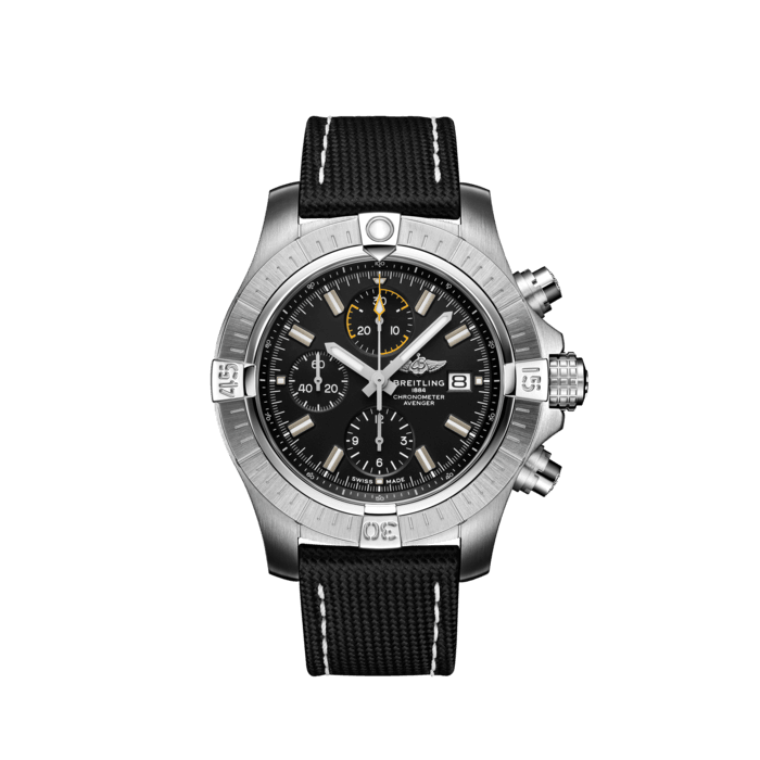 Breitling Avenger cronografo 45 in acciaio inossidabile nero A13317101B1x1