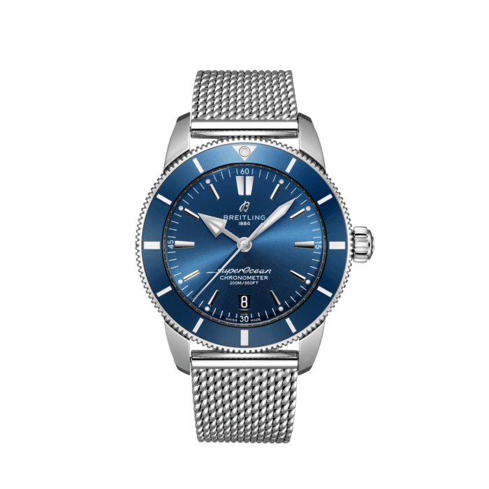 Breitling Superocean Heritage B20 Automatico 44 in acciaio inossidabile blu AB2030161C1A1