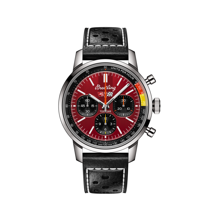 Breitling Top Time B01 Chevrolet Corvette in acciaio inossidabile rosso AB01761A1K1X1