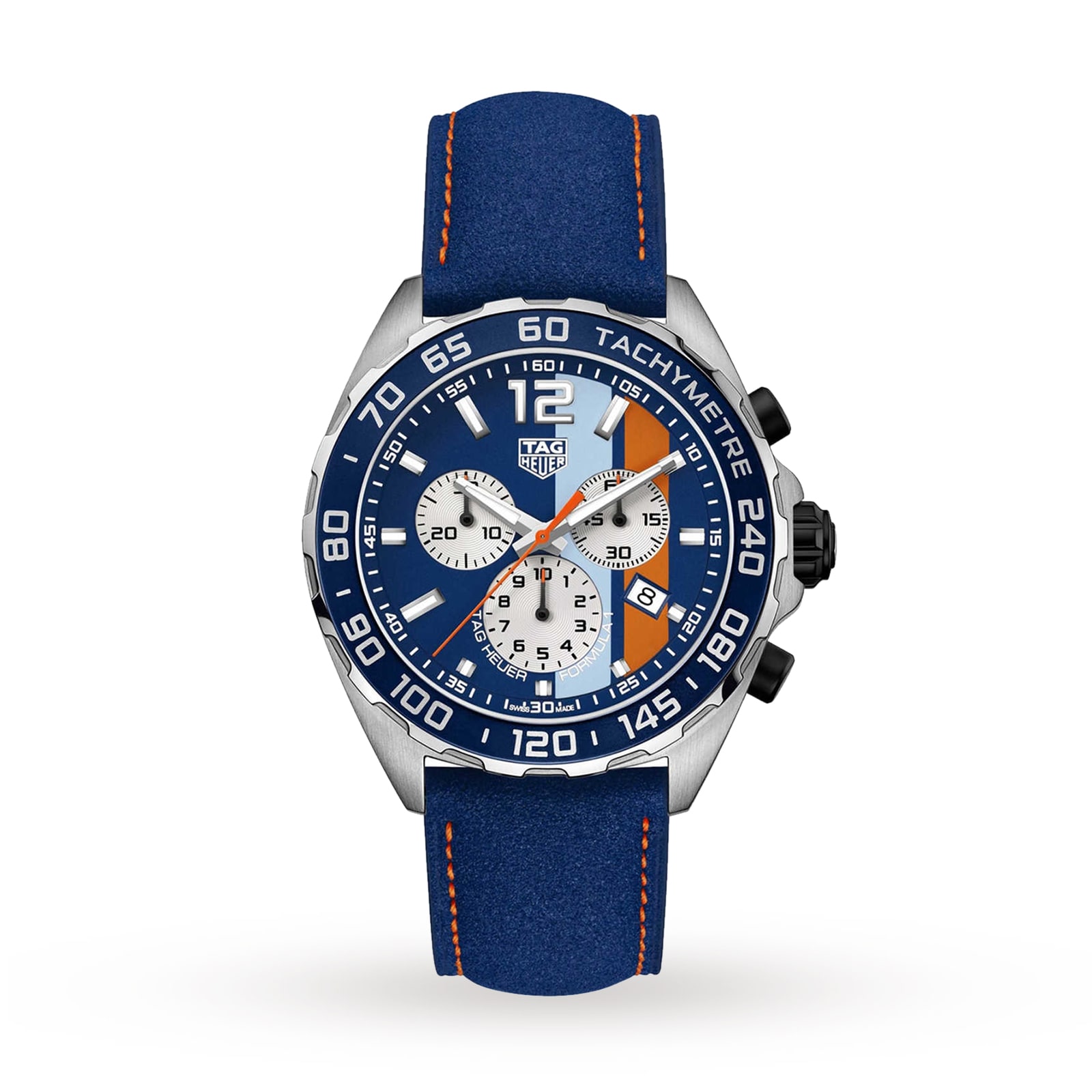 Tag Heuer Formula 1 Gulf Quartz Chronograph Edizione speciale da uomo da 43 mm Caz101n.FC8243