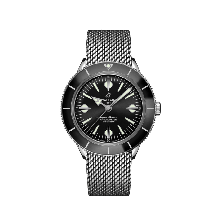 Breitling Superocean Heritage’ 57 in acciaio inossidabile nero A10370121B1A1