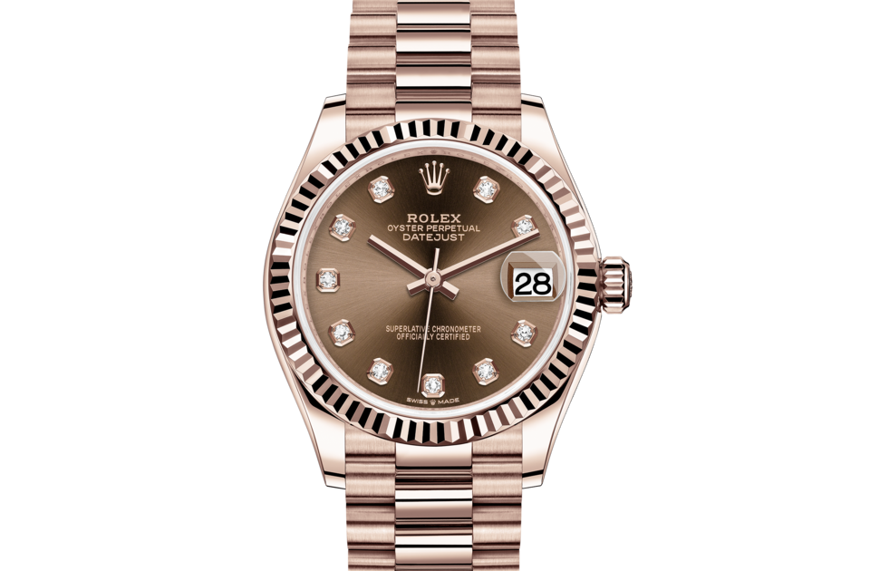 Rolex Datejust 31 Oyster 31 mm Everose Gold M278275-0010