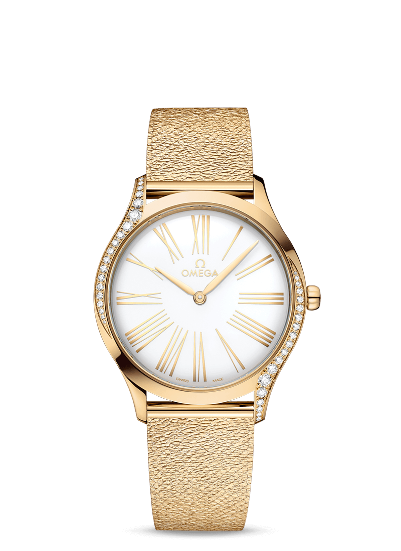 Omega de Ville Moonshine Gold Diamonds Replica Orologi 428.55.36.60.04.001