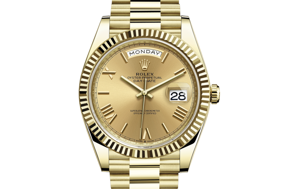 Rolex Day-Date 40 Oyster 40 mm giallo oro M228238-0006