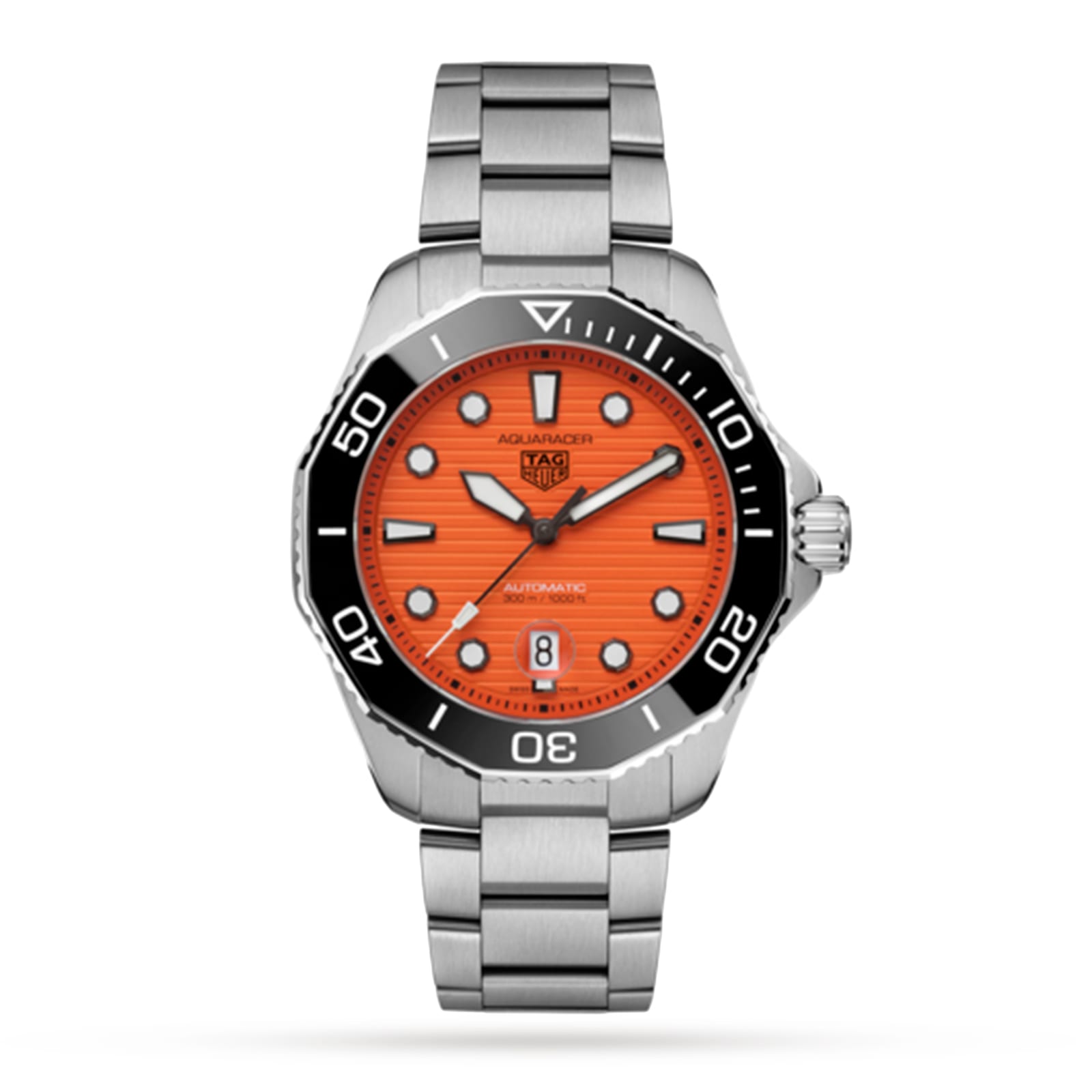 TAG Heuer Aquaracer Professional 300 43mm Orange Diver Mens Replica Orologi WBP201F.BA0632