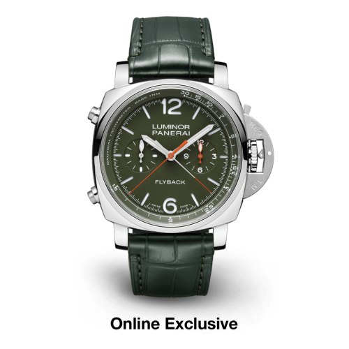 Panerai Luminor Chrono Flyback Verde Milita Pam 1296