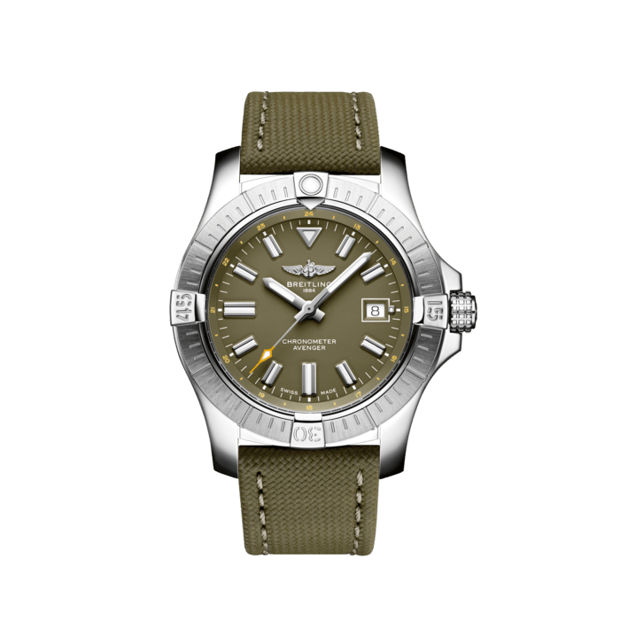 Breitling Avenger Automatic 43 in acciaio inossidabile verde A17318101L1x1