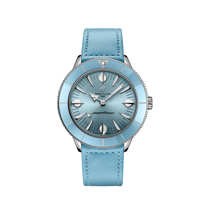 Breitling Superocean Heritage’ 57 Pastel Paradise in acciaio inossidabile Aquamarine A10340161C1X1