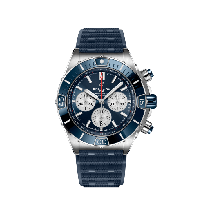 Breitling Super Chronomat B01 44 Blue in acciaio inossidabile AB0136161C1S1