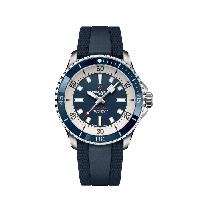 Breitling Superocean Automatic 42 in acciaio inossidabile blu A17375E71S1