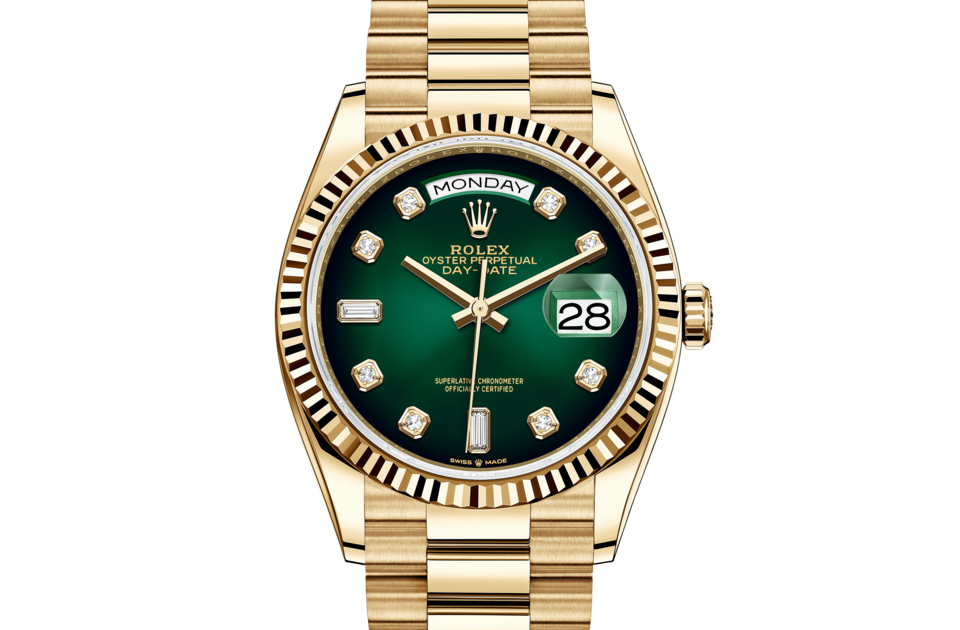 Rolex Day-Date 36 Oyster 36 mm Gollo giallo M128238-0069